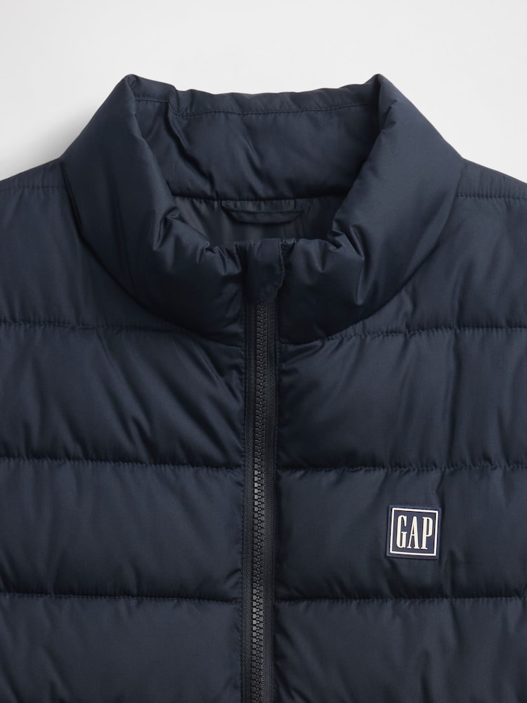 Gap Blue Relaxed ColdControl Puffer Vest - Image 5 of 5