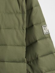 Gap Green Relaxed Cold Control Puffer Jacket - Image 4 of 4