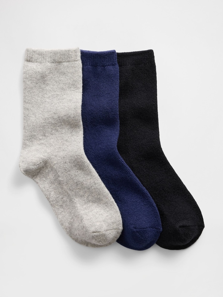Gap Multi CashSoft Crew Socks 3-Pack - Image 1 of 1