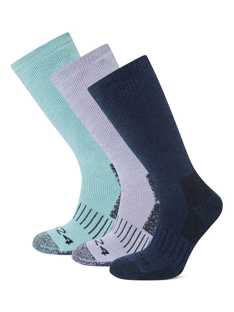 Tog 24 Blue Womens Villach Trek Socks 3 Pack - Image 1 of 2