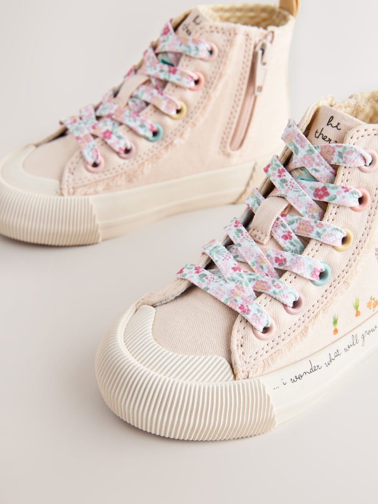 Pink Character Wide Fit (G) High Top Trainers - Image 6 of 6 Pink Character Wide Fit (G) High Top Trainers - Image 6 of 6