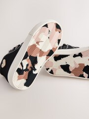 Black/Animal Wide Fit (G) High Top Trainers - Image 4 of 6