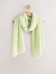 Sage Green Sparkle Lightweight Scarf - Image 1 of 3