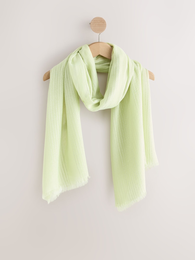 Sage Green Sparkle Lightweight Scarf - Image 1 of 3