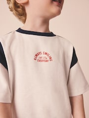 Navy/White Sporty Short Sleeve T-Shirt and Shorts Set (3mths-7yrs) - Image 3 of 3