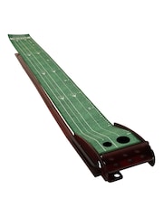 Rife Green Golf Deluxe Wooden Putting Mat - Image 1 of 3
