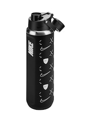 Nike Black Recharge 710 Ml Graphic Refresh Stainless Steel Chug Golf Bottle - Image 3 of 3