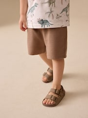 Tan Brown Textured Shorts (3mths-7yrs) - Image 1 of 8