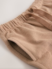 Tan Brown Textured Shorts (3mths-7yrs) - Image 7 of 8