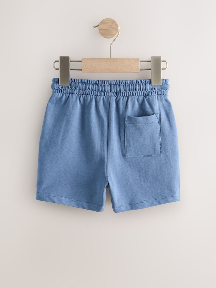 Denim Blue Jersey Shorts (3mths-7yrs) - Image 2 of 4