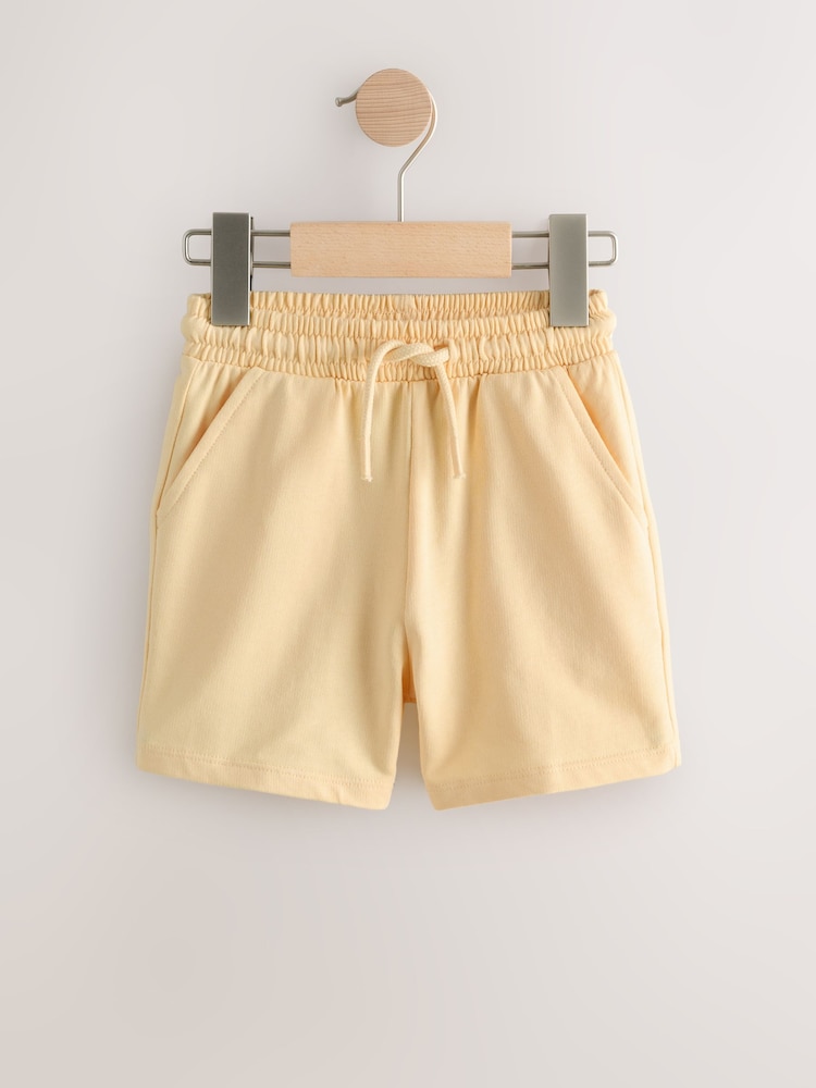 Butter Yellow Jersey Shorts (3mths-7yrs) - Image 1 of 4