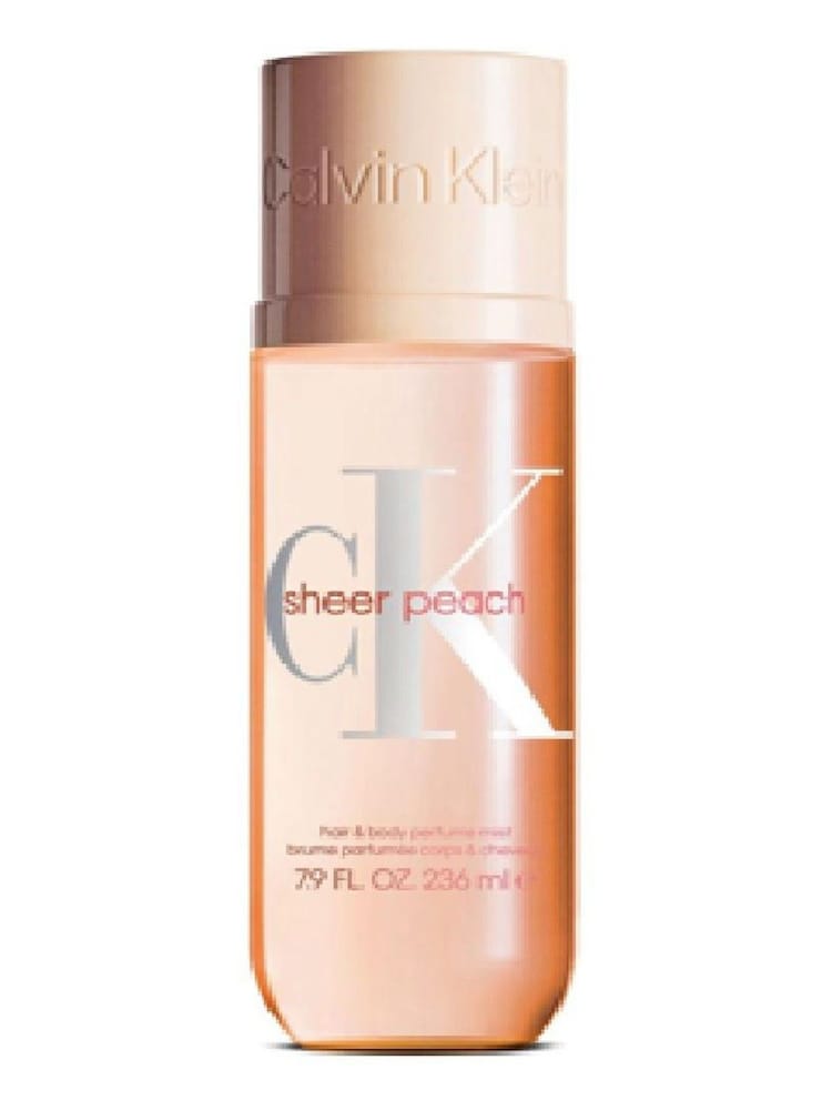 Calvin Klein Sheer Peach Unisex Hair & Body Perfume Mist 236ml - Image 1 of 5