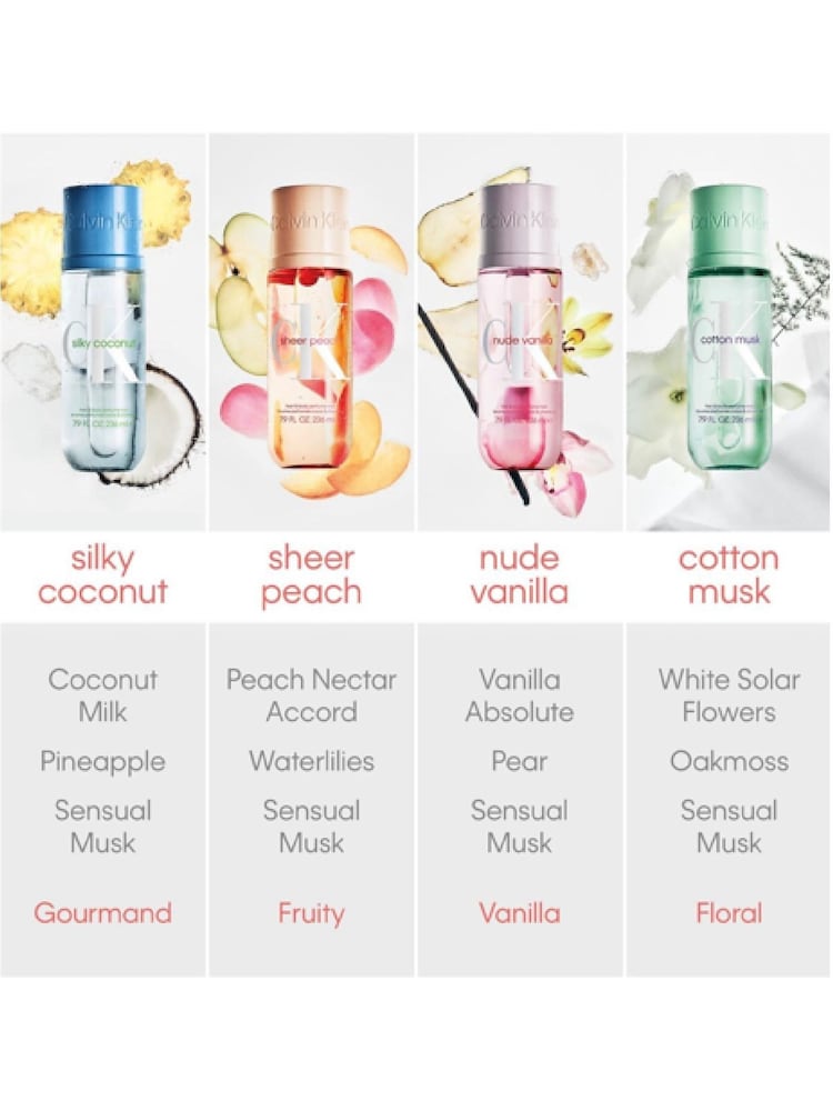 Calvin Klein Sheer Peach Unisex Hair & Body Perfume Mist 236ml - Image 5 of 5