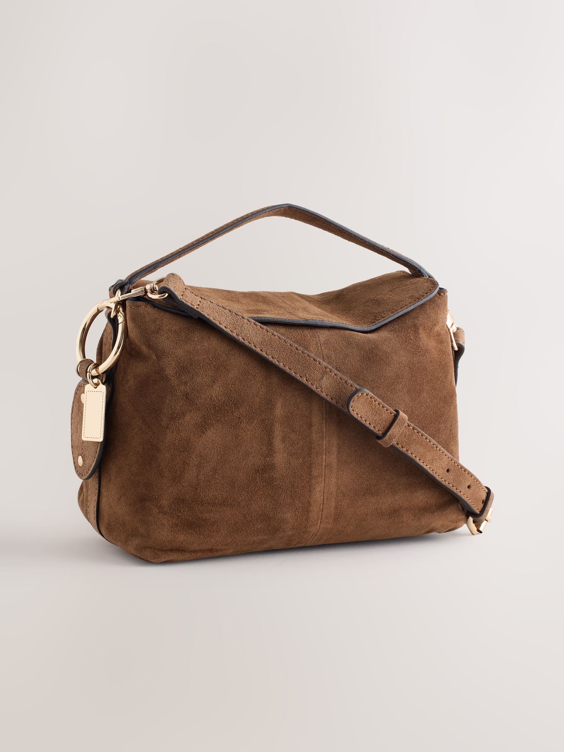 Buy Tan Brown Leather Slouchy Cross-Body Bag from Next South Africa