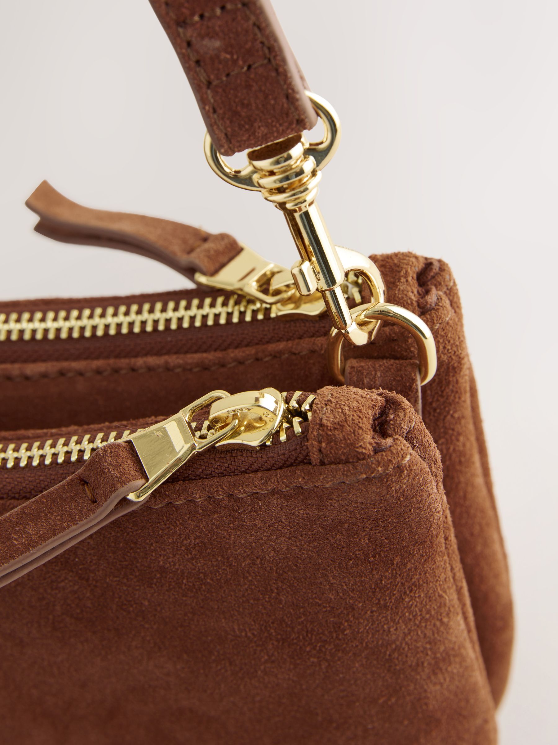 Buy Tan Brown Leather Scoop Cross-Body Bag from Next USA