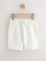 Navy Blue/ Tan/ Ecru/ Stripe 5 Pack Jersey Shorts (3mths-7yrs) - Image 3 of 8