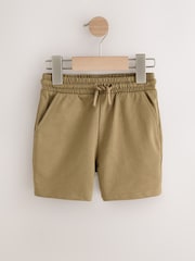 Navy Blue/ Tan/ Ecru/ Stripe 5 Pack Jersey Shorts (3mths-7yrs) - Image 4 of 8