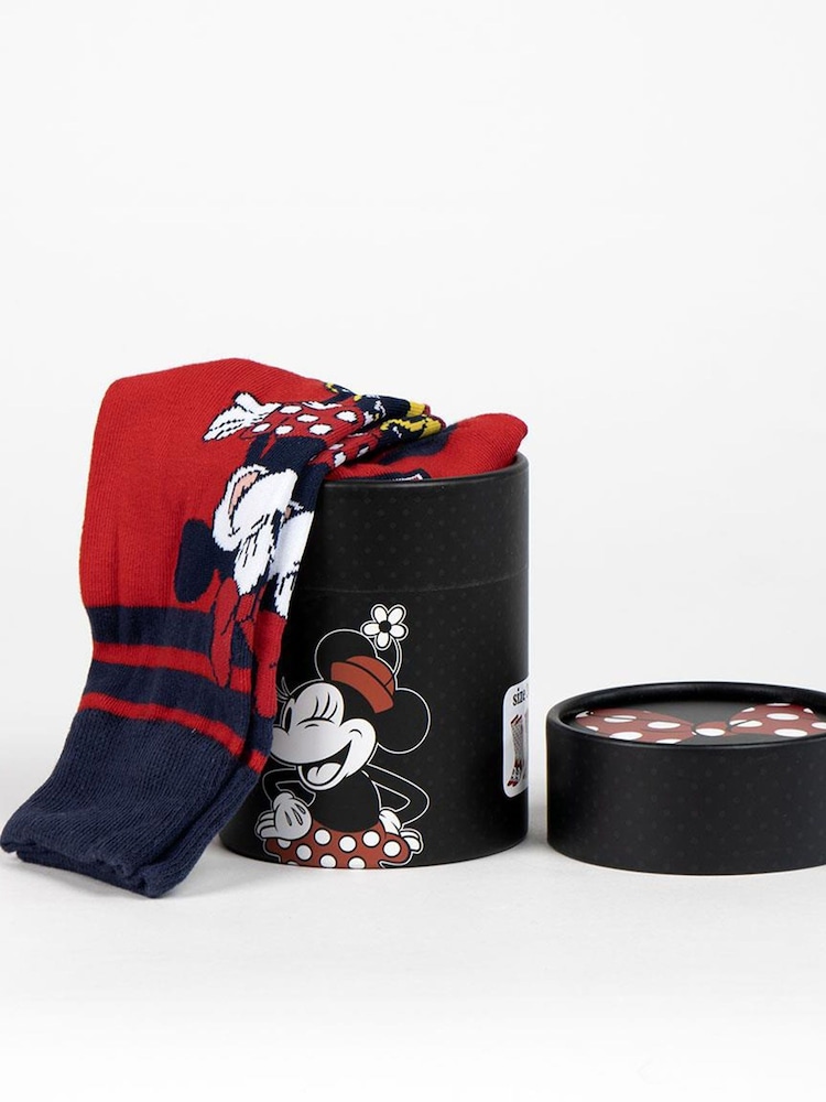 Peers Hardy Red Minnie Print Socks 3 Pack - Image 7 of 7 Peers Hardy Red Minnie Print Socks 3 Pack - Image 7 of 7