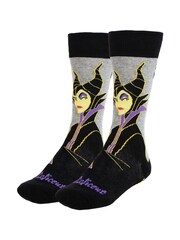 Peers Hardy Disney Villains Print Black Socks 3 Pack - Image 2 of 5