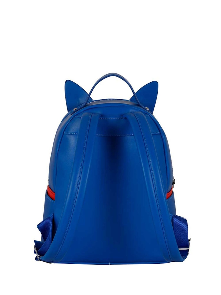 Peers Hardy Blue Sonic Face Heady Backpack - Image 3 of 3 Peers Hardy Blue Sonic Face Heady Backpack - Image 3 of 3