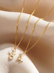 Posh Totty Designs Personalised Gold 9ct Zodiac Charm Necklace - Image 2 of 4