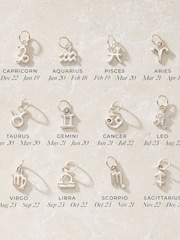 Posh Totty Designs Personalised Gold 9ct Zodiac Charm Necklace - Image 3 of 4