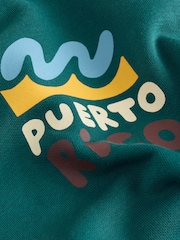 Dark Green Crew Neck Sweatshirt and Shorts Set (3mths-7yrs) (3mths-7yrs) - Image 9 of 10