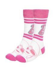 Peers Hardy Pink Barbie Print Socks 3 Pack - Image 3 of 6