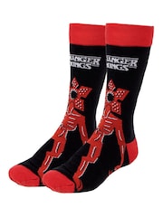 Peers Hardy Stranger Things Black Socks 3 Pack - Image 4 of 6