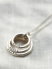 Personalised Family Names Necklace by Posh Totty Designs - Image 1 of 4
