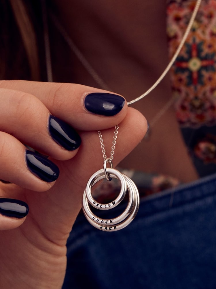 Personalised Family Names Necklace by Posh Totty Designs - Image 2 of 4