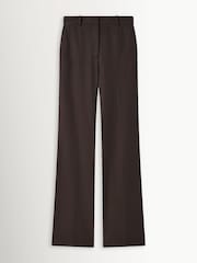 Joseph Brown Tafira Wide Leg Tailored Trousers - Image 1 of 2