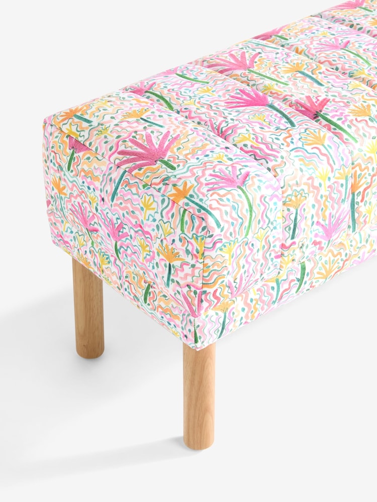 Lucy Tiffney Pink Bench - Image 4 of 4 Lucy Tiffney Pink Bench - Image 4 of 4