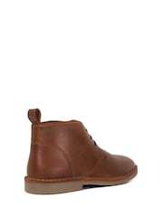 Dune London Brown Cashed Desert Boots - Image 2 of 5