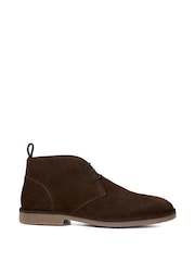 Dune London Brown Cashed Desert Boots - Image 3 of 5