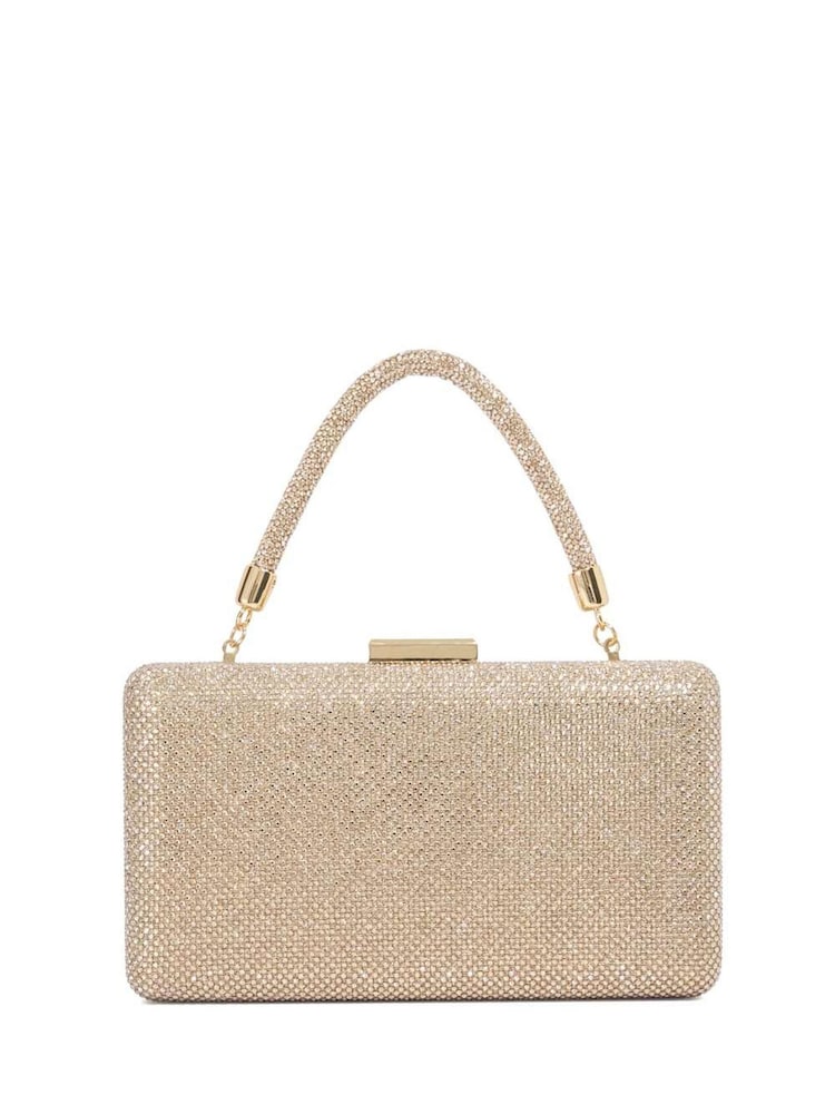 Dune London Gold Slim Beaut Hard Clutch - Image 2 of 5