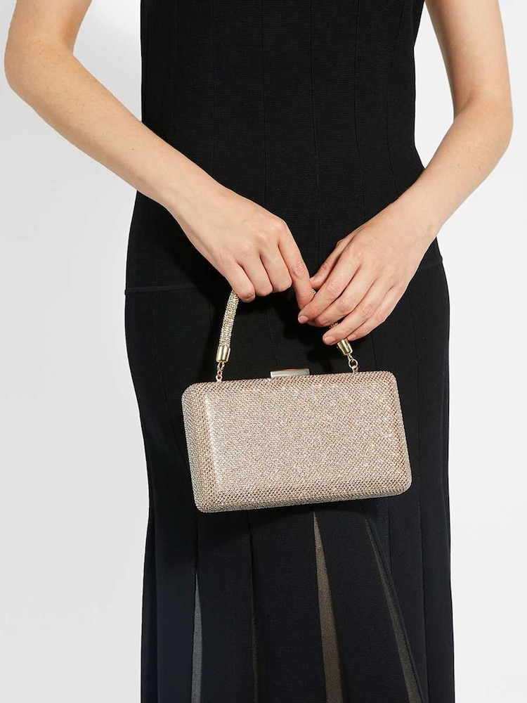 Dune London Gold Slim Beaut Hard Clutch - Image 5 of 5
