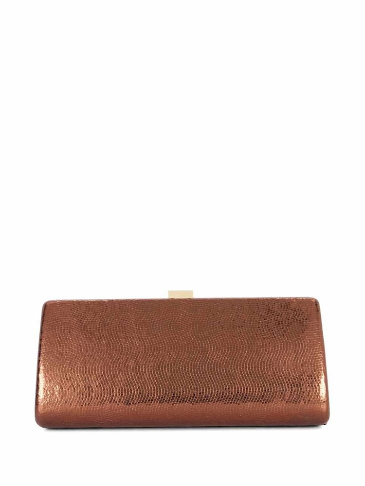 Dune London Brown Belinda Tear Drop Clutch - Image 2 of 5