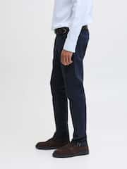 أزرق - JACK & JONES Glenn Slim Fit 5 Pocket Chino Trousers - صورة 3 من 7