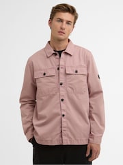Barbour® International Pink Cotton Overshirt - Image 1 of 6