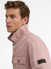Barbour® International Pink Cotton Overshirt - Image 4 of 6