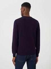 Crew Clothing Blue Cotton Crew Jumper - Image 2 of 5