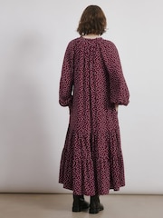 Albaray Burgundy Spot Dress - Bild 2 von 5