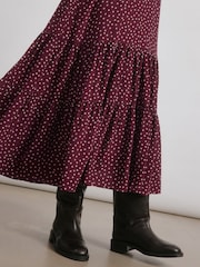 Albaray Burgundy Spot Dress - Bild 3 von 5
