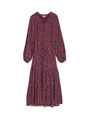 Albaray Burgundy Spot Dress - Bild 5 von 5
