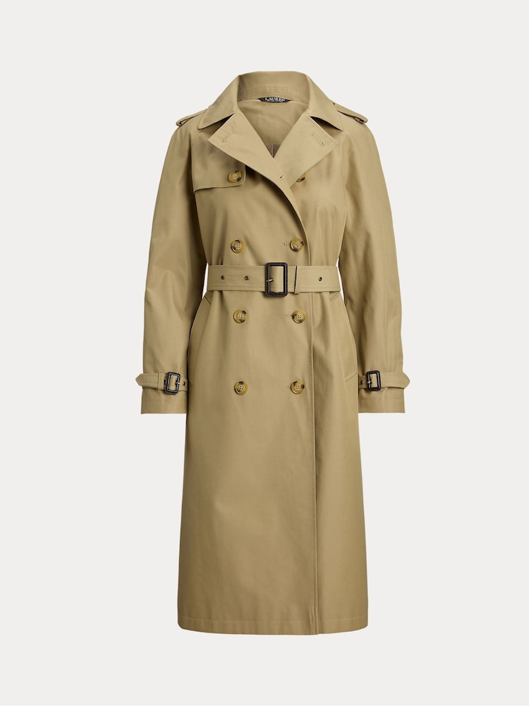 Double Breasted Belted Trench Coat - Image 7 of 7