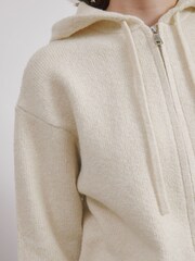 Albaray Natural Cosy Knitted Hoodie - Image 3 of 5