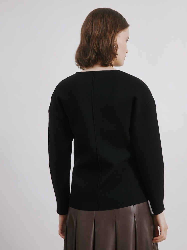 Albaray Cocoon Black Jumper - Image 2 of 5
