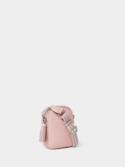 Osprey London Pink The Stella Leather Phone Bag - Image 3 of 5