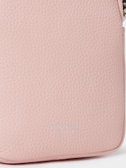 Osprey London Pink The Stella Leather Phone Bag - Image 5 of 5